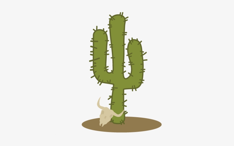 Cactus Svg File For Cutting Machines Cow Skull Svg - Cactus Clipart No Background, transparent png #1150883