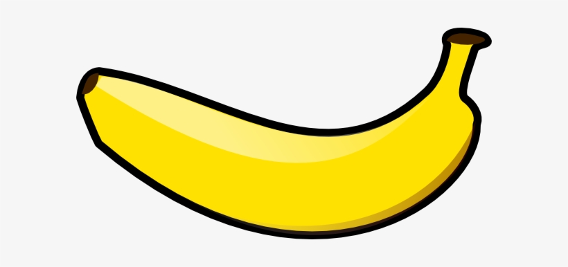 Banana Clipart Black And White Free Clipart Images - Clipart Of A Banana, transparent png #1151675