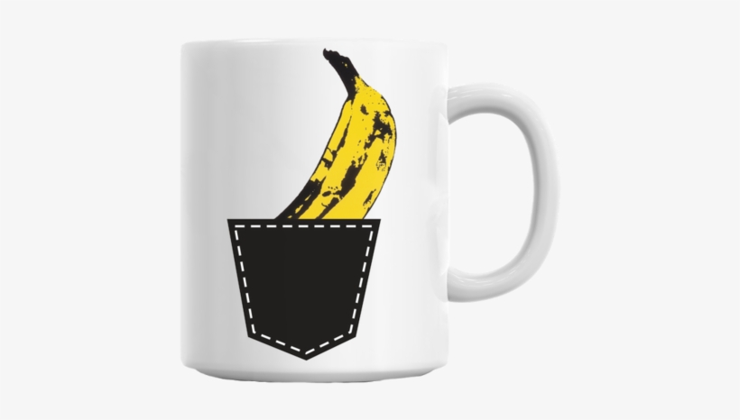 Banana In The Pocket Coffee Mug Cup 11 Oz - Velvet Underground & Nico - Vinyl Lp, transparent png #1152298