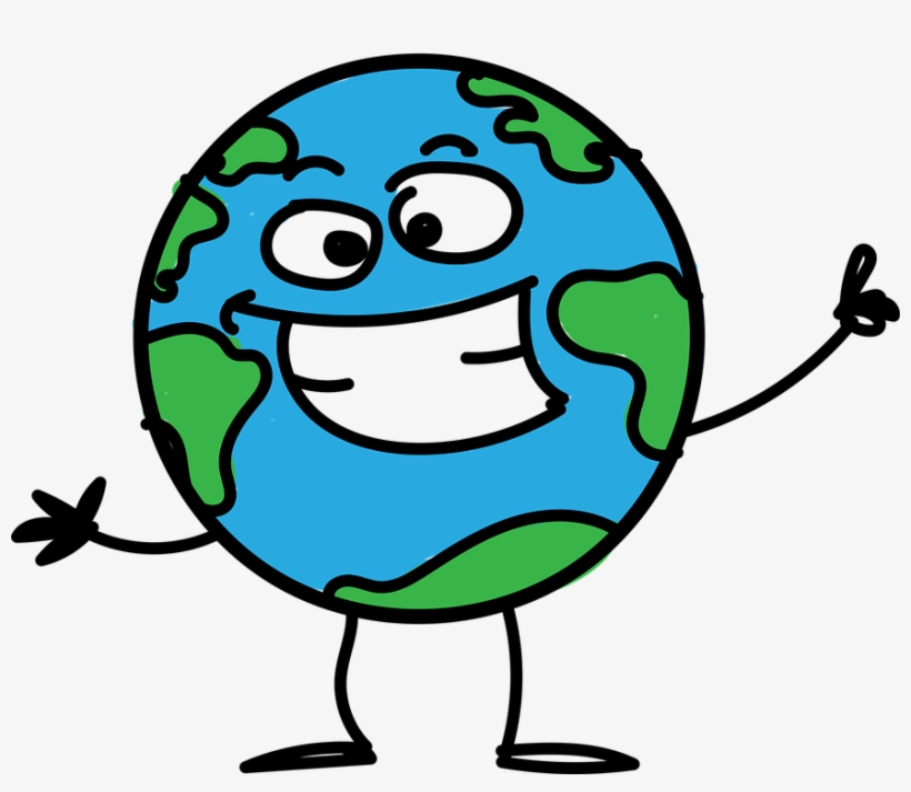 Every Time You Compost, Earth Smiles - Cartoon World, transparent png #1152349