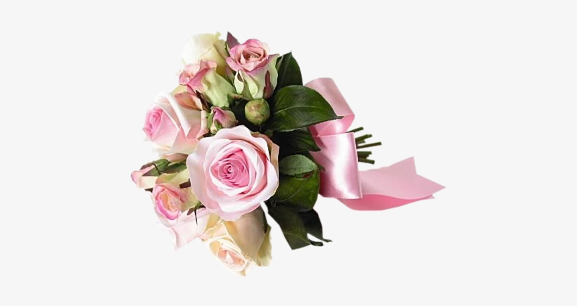 Bouquet Of Pink Roses Png, transparent png #1153166