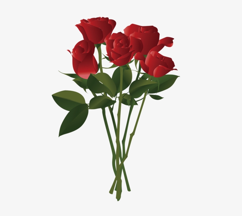 Bouquet Of Rose Flowers Png Pic - Bouquet Of Roses Png, transparent png #1153289