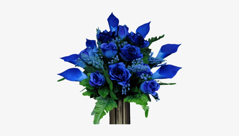 Send Flowers Jpg Royalty Free Stock - Bouquet Of Flowers Png Blue, transparent png #1153339