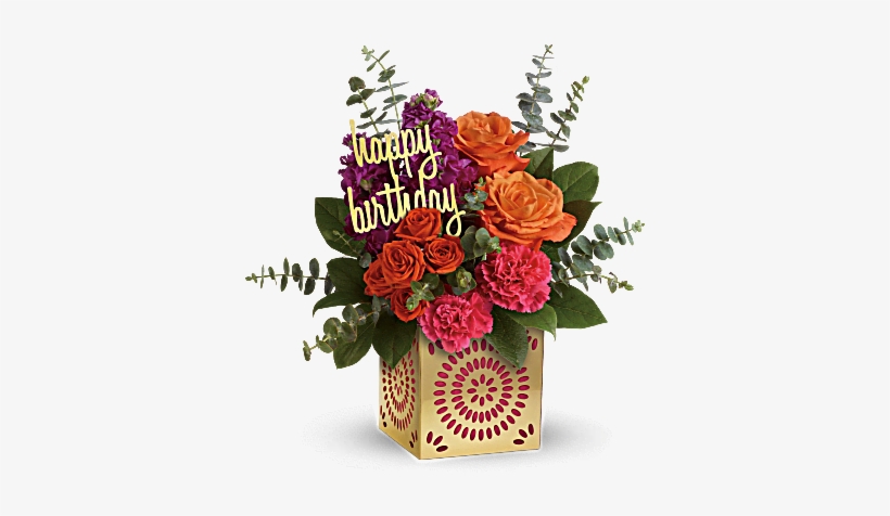 Birthday Sparkle Bouquet Tbc03-1a - Birthday Flowers, transparent png #1153375