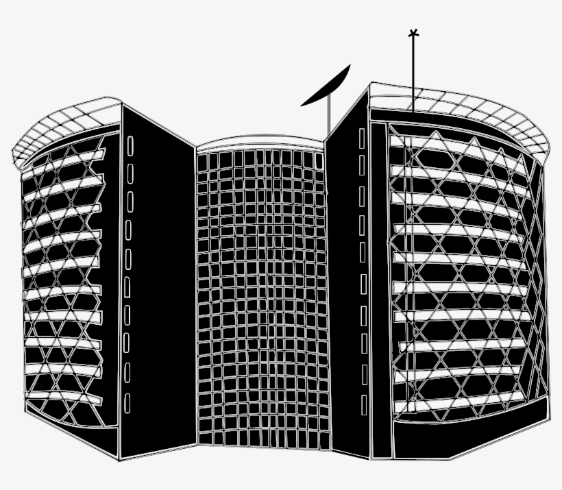 Medium Image - Cyber Towers Vector, transparent png #1153376