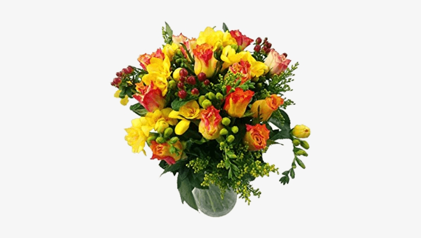 Post Navigation - Yellow Flower Hand Tie, transparent png #1153406