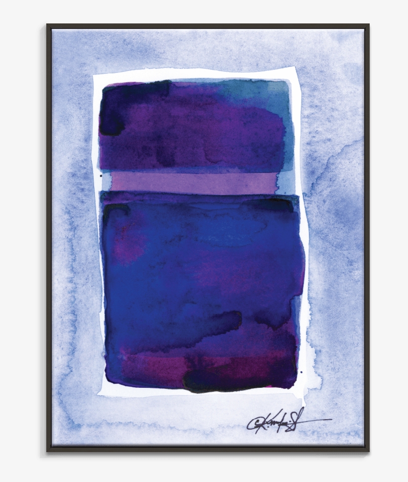 Kathy Morton Stanion Watercolor Abstraction - Artist Lane Watercolor Abstraction 207 By Kathy Morton, transparent png #1153463