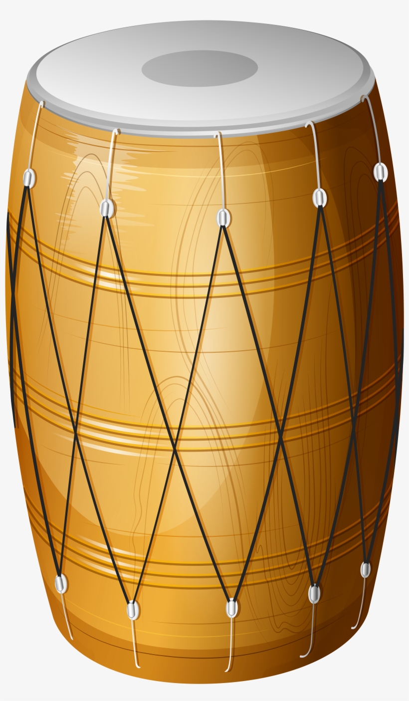 India Drum Free Png Clip Art Image - Dholak Full Hd, transparent png #1153483