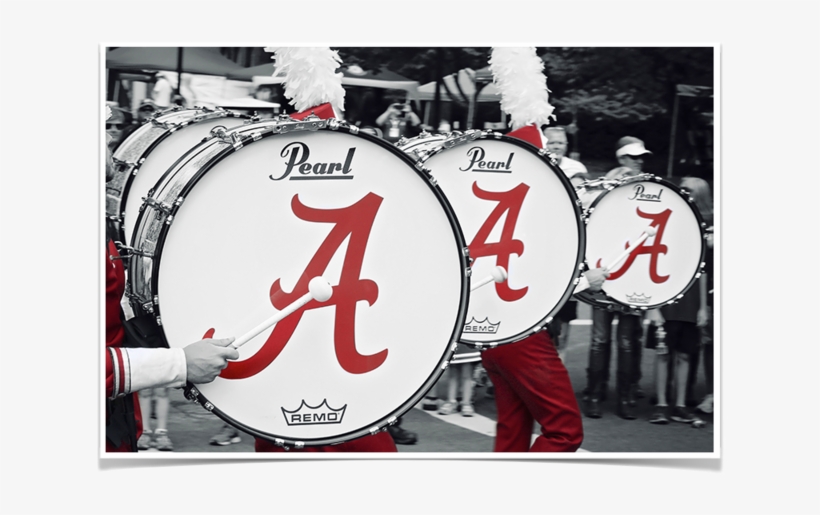 Alabama Crimson Tide Mdb Drums Photo Print - Pearl Drums, transparent png #1153511