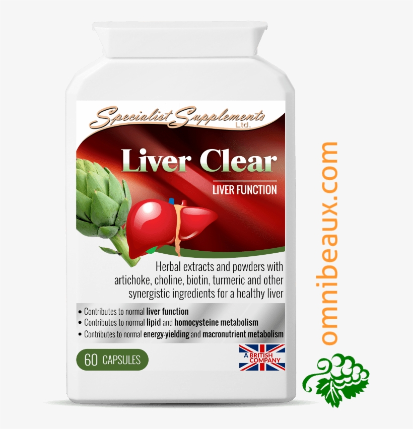 Liver Clear Liver Support Liver Supplement With Choline - Specialist Supplements Antarctic Krill Oil 60 Capsules, transparent png #1153720
