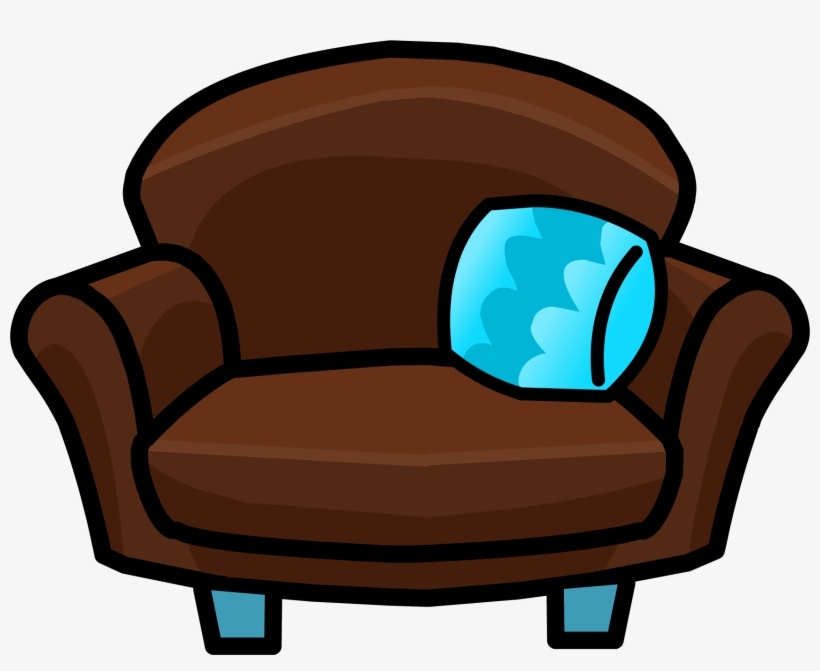 Sofa - Chairs In Club Penguin, transparent png #1154027