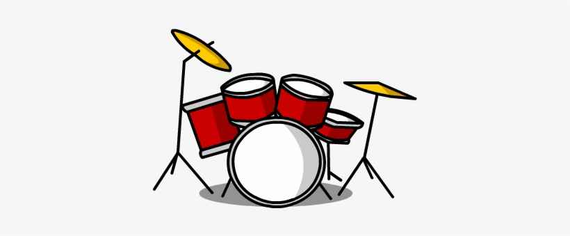 Drum Kit Gallery - Cartoon Drum Kit Png, transparent png #1154124