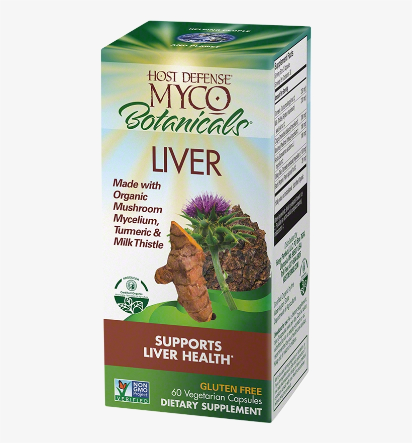 Fungi Perfecti - Host Defense Mycobotanicals Liver, transparent png #1154245
