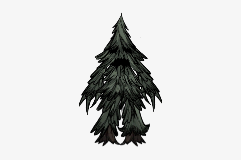Drawn Pine Scary X Dumielauxepices Net - Jefes De Don T Starve Sw, transparent png #1154294