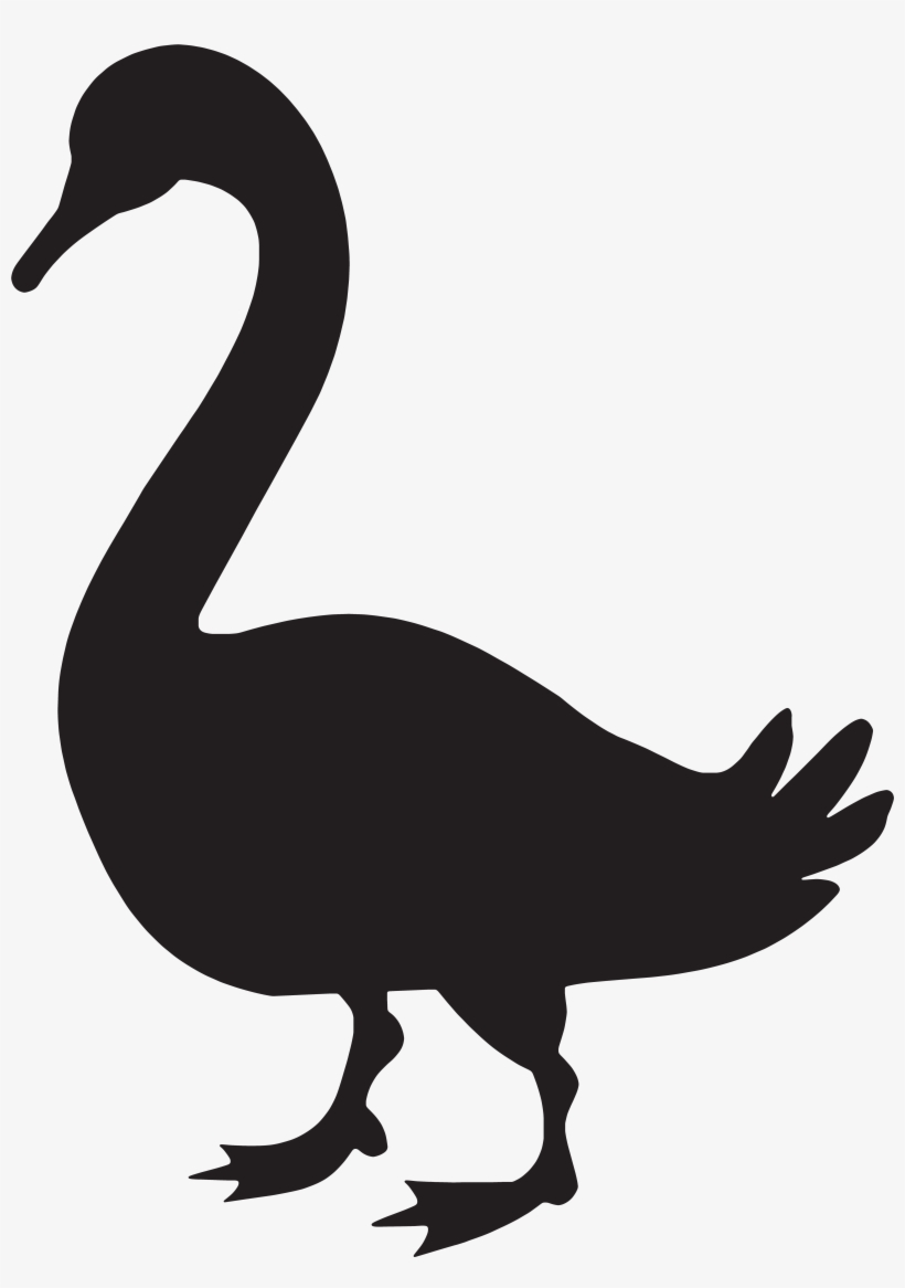 Goose Silhouette Png Clip Art Image - Goose Silhouette, transparent png #1154607