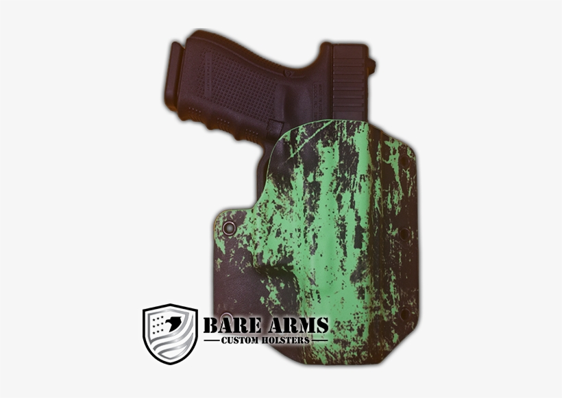 Owb - Distressed Green - Handgun Holster, transparent png #1154631