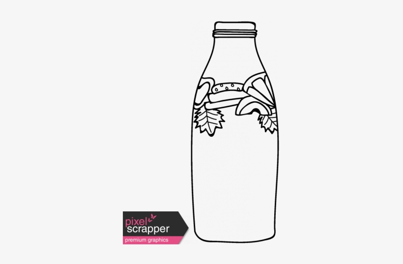 Bottle Doodle Template - Water Bottle Doodle, transparent png #1154649