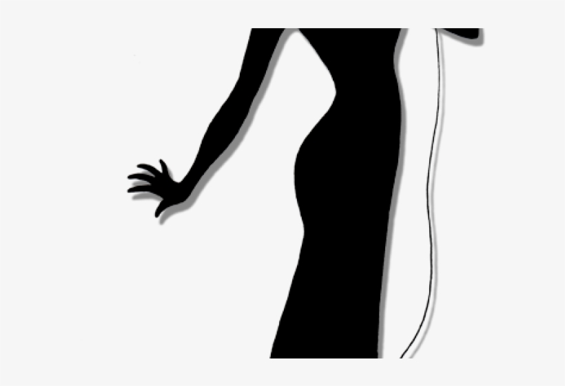 Female Singer Silhouette - Silhouette, transparent png #1154750