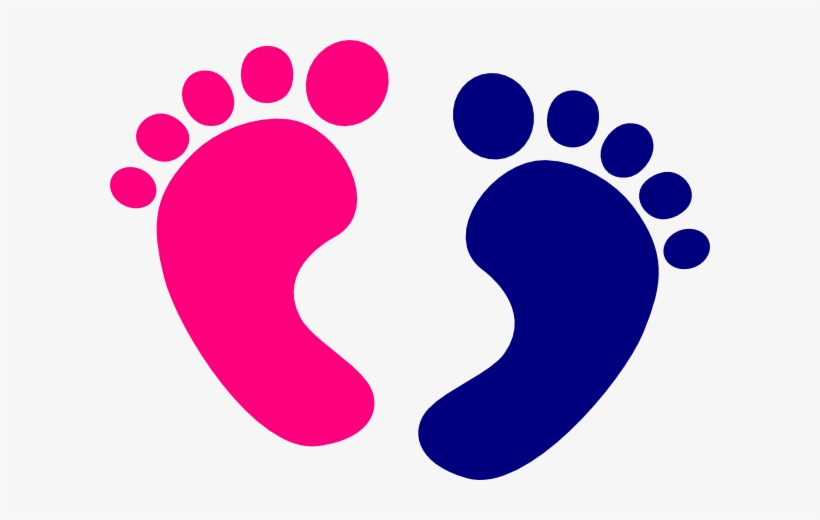 Blue Baby Feet Png Image Royalty Free - Baby Footprint Clipart, transparent png #1155541