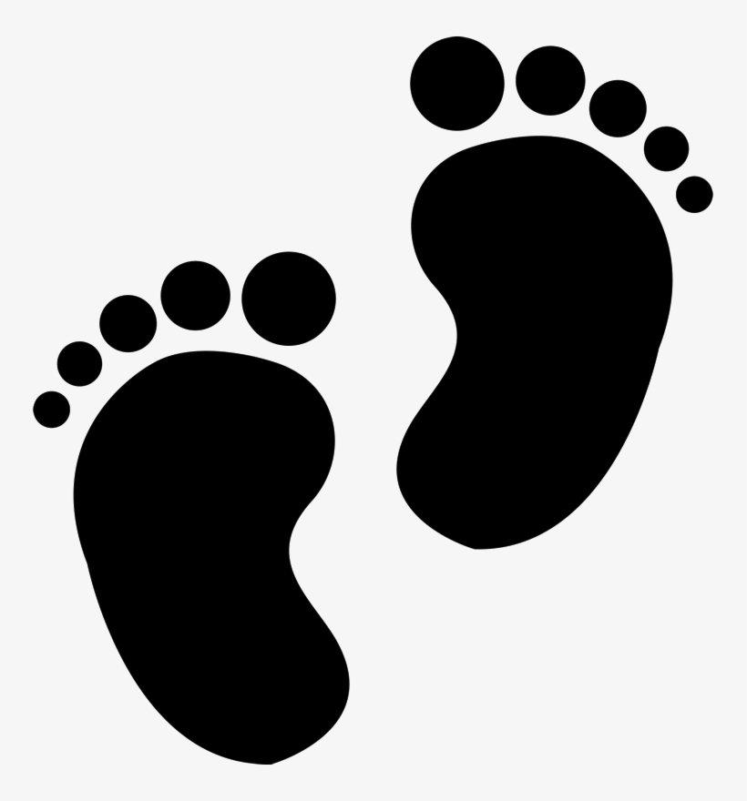 Baby Feet Stamp - Clip Art, transparent png #1155560