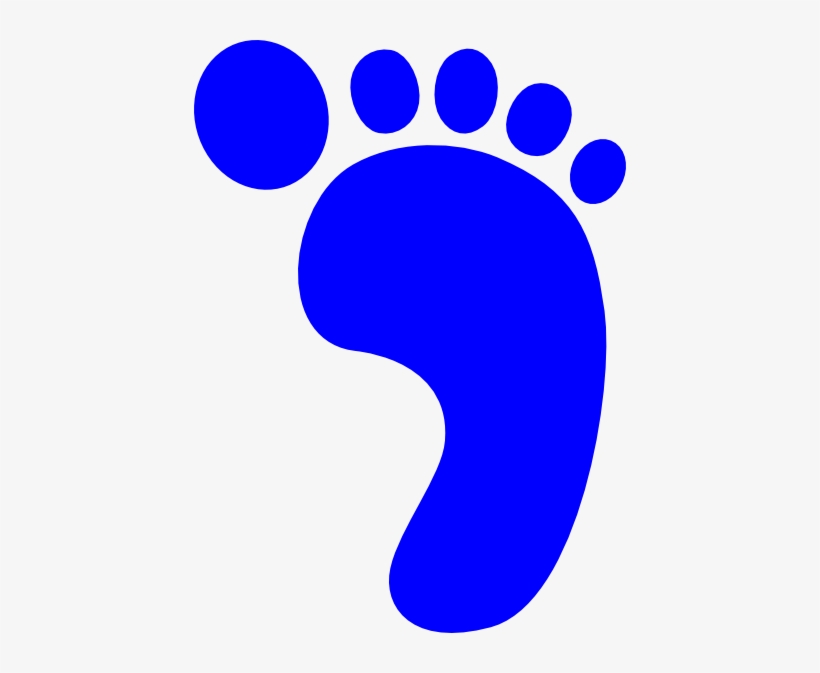 Baby Feet Clip Art The Cliparts - Foot Print, transparent png #1155771