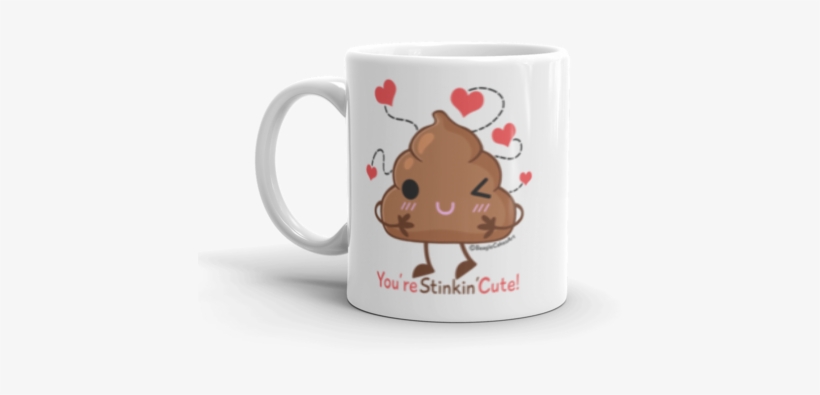 Kawaii Poop Mug, Funny Mug, Kawaii Mug, Humor Mug, - Happy Coffee, transparent png #1156159