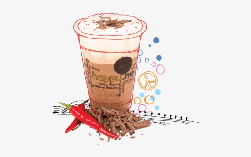 Hot Milk Tea - Milk Tea Happy Me, transparent png #1156197