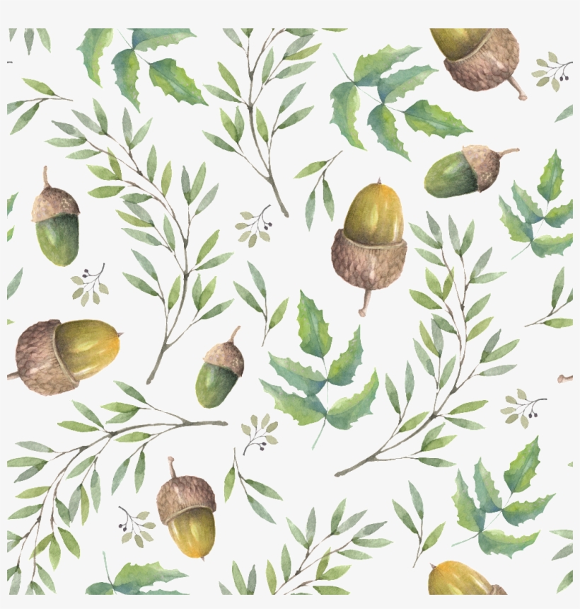 Nut Watercolor Sen Cute Png Free Background Printing - Watercolor Mama Bear & Cub In The Woods By Shopcabin, transparent png #1156233