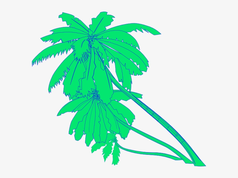Palm Tree Svg Clip Arts 600 X 533 Px, transparent png #1157905