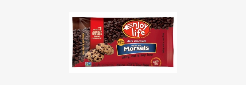Darkmorsels - Enjoy Life Dark Chocolate Morsels, Regular Size - 9, transparent png #1157978