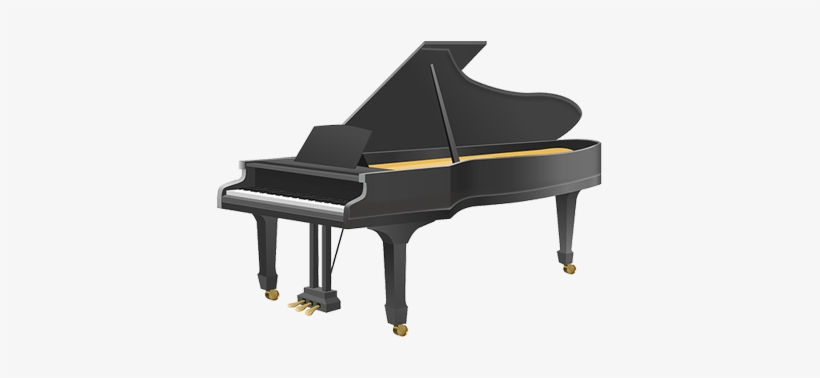 Grand Piano Piano Music Musical Instrument - Grand Piano Transparent Background, transparent png #1158316