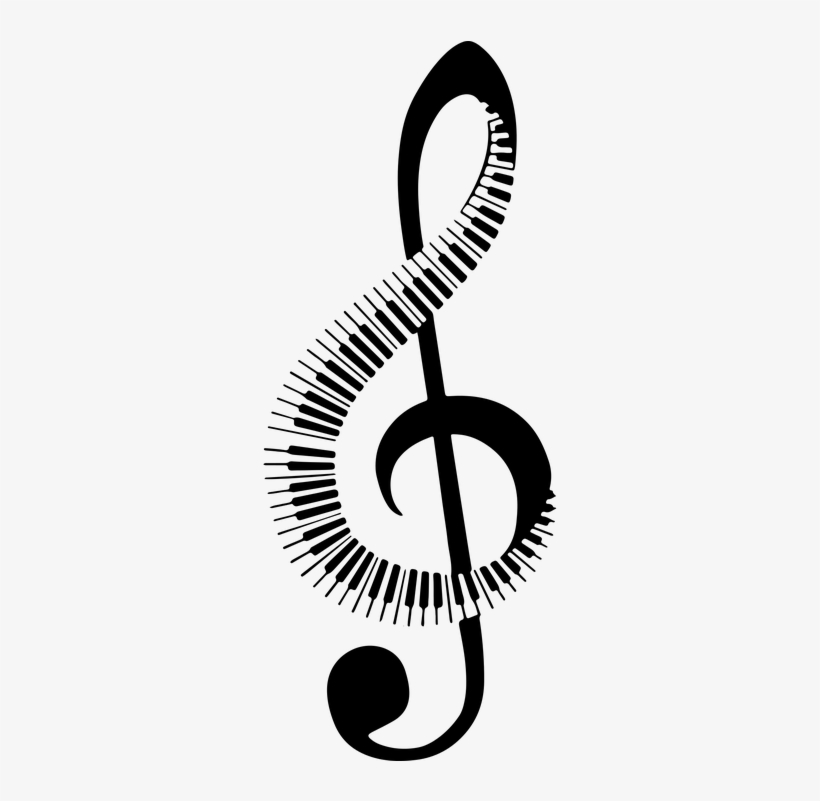 Learn To Play The Keyboard Not Matter What Age, Casio - Nota Musical Con Piano, transparent png #1158317