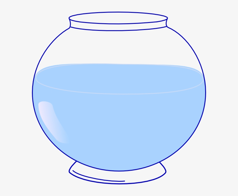 Fish Bowl Clip Art At Clker - Fish Bowl Clipart Png, transparent png #1158901