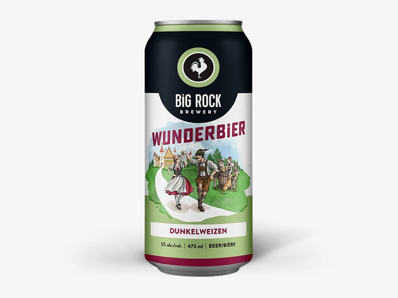 Can 473ml - Big Rock Grasshopper Beer, transparent png #1158903
