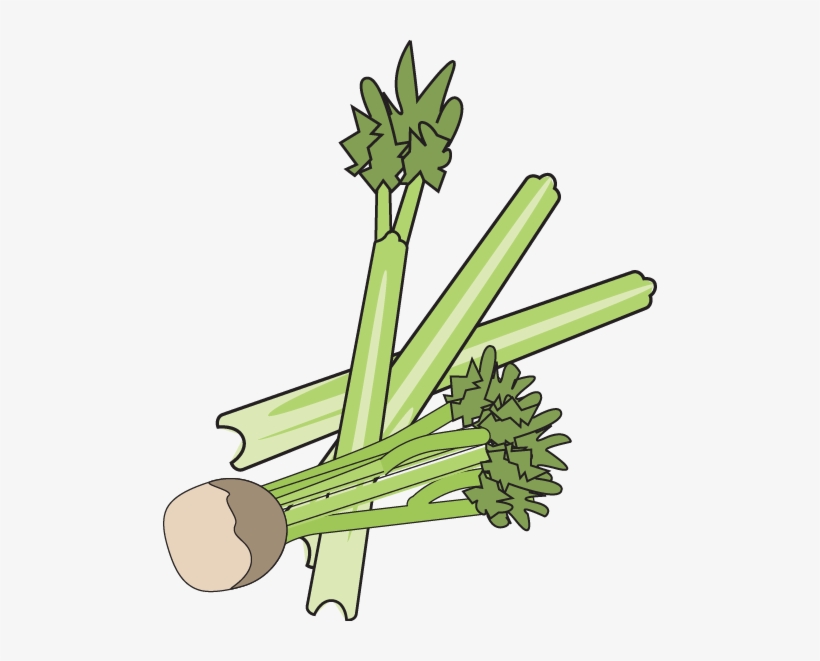19 Celery Stalk Vector Black And White Huge Freebie, transparent png #1159218