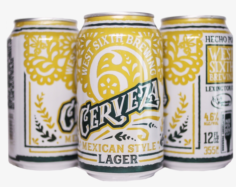 West Sixth Cerveza Cans - Caffeinated Drink, transparent png #1159800