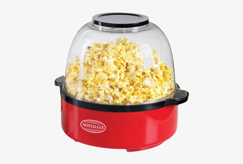 Download Electric Popcorn Maker Png Image - Nostalgia Sp660red 6-quart Stir Popper Popcorn Maker, transparent png #1159825