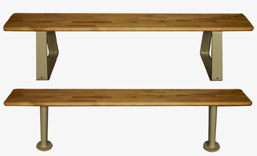 Wood Bench Tops For Use With Pedestals To Make Locker-room - Locker Room Bench Png, transparent png #1160016