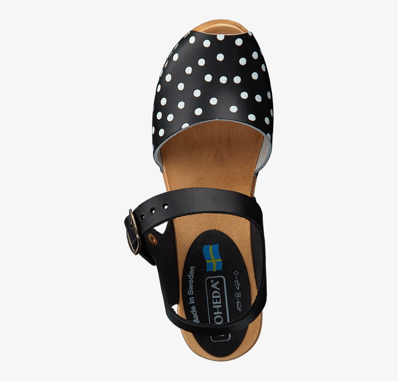 Moa Pull Black/ Black Dots - Slide Sandal, transparent png #1160213