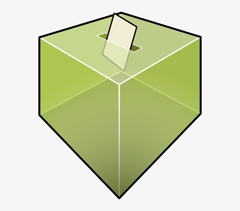 Ballot, Election, Polling, Vote, Box, Green - กล่อง เลือกตั้ง Png, transparent png #1160298