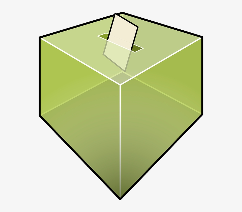 Ballot, Election, Polling, Vote, Box, Green - กล่อง เลือกตั้ง Png, transparent png #1160298