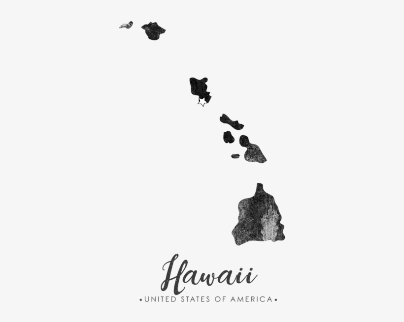 Bleed Area May Not Be Visible - Hawaii Silhouette, transparent png #1160471