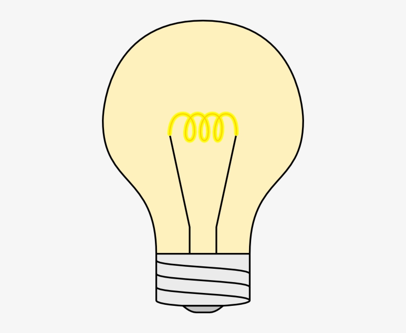 Light Bulb Clipart - Light Bulb Clipart Cute, transparent png #1160556