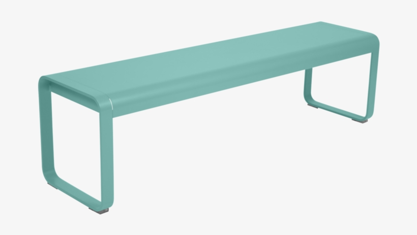 Bench - Bellevie - Fermob - Bellevie Bench Without Backrest / Verbena, transparent png #1160676