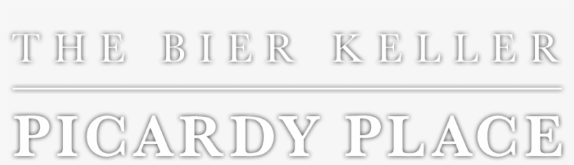 The Bier Keller Here At Picardy Place Is Inspired By - Calligraphy, transparent png #1160791
