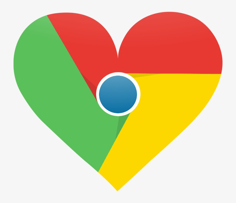 Chrome Heart Icon Logo Png - Google Chrome Heart, transparent png #1161305