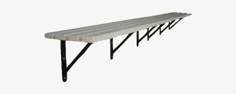 Wall Mounted Bench - Wall Mounted Metal Bench, transparent png #1161419