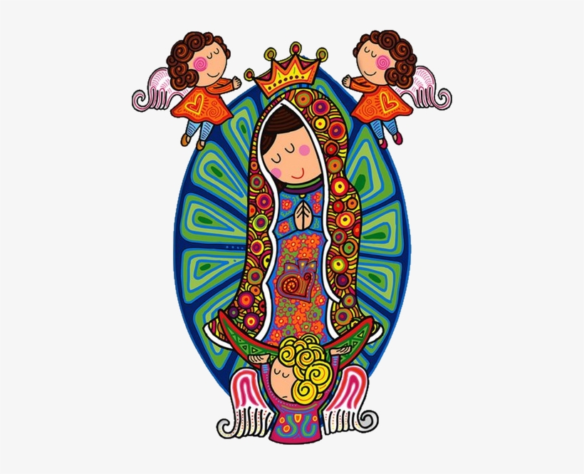 “such Sweet And Childlike Images Of Our Lady Of Guadalupe - Virgen De Guadalupe Porfis, transparent png #1161464