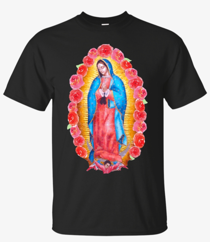 Our Lady Of Guadalupe T-shirt - T-shirt, transparent png #1161489