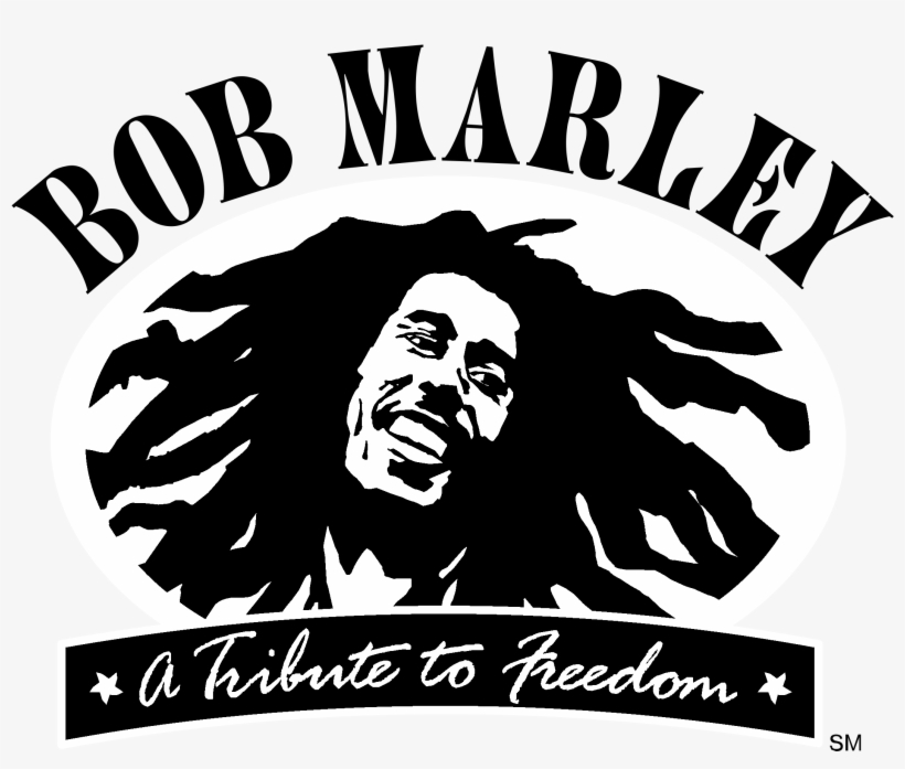 Bob Marley 01 Logo Black And White - Imagenes Bob Marley Png, transparent png #1161582